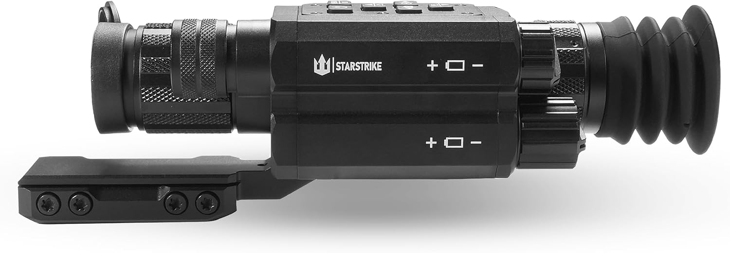 Triton StarStrike-S Pro HDX 5-25x Optic | Day Night HPVO Rifle Scope | Extra-Long Runtime