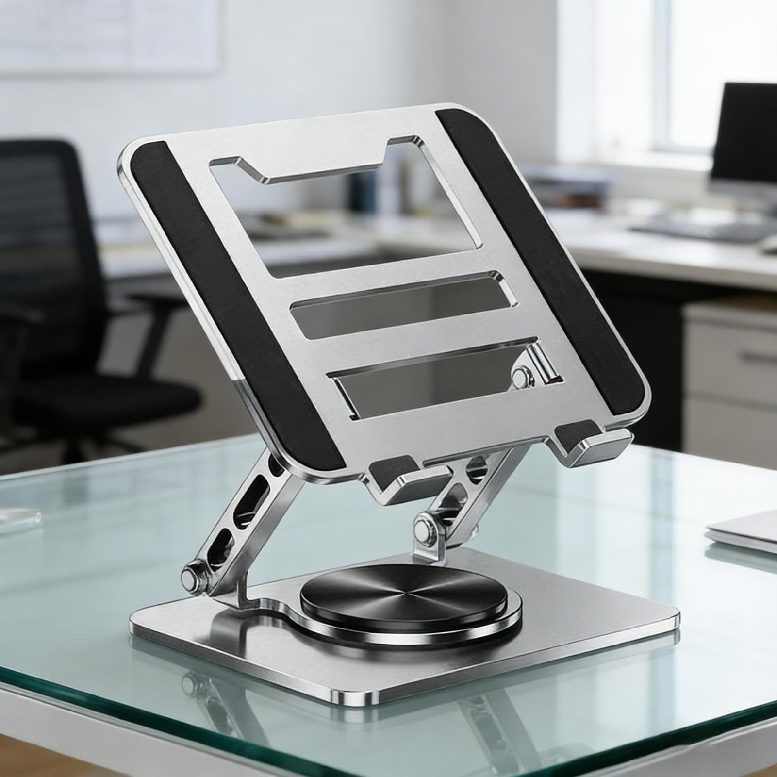 Podnośnik Laptopa 360° Obrotowa Podstawka z Odprowadzaniem Ciepła dla | Ergonomiczny Uchwyt Do Notebooka Do Stołu Biura Domu Pracy I Gier Dla Mężczyzn Kobiet I