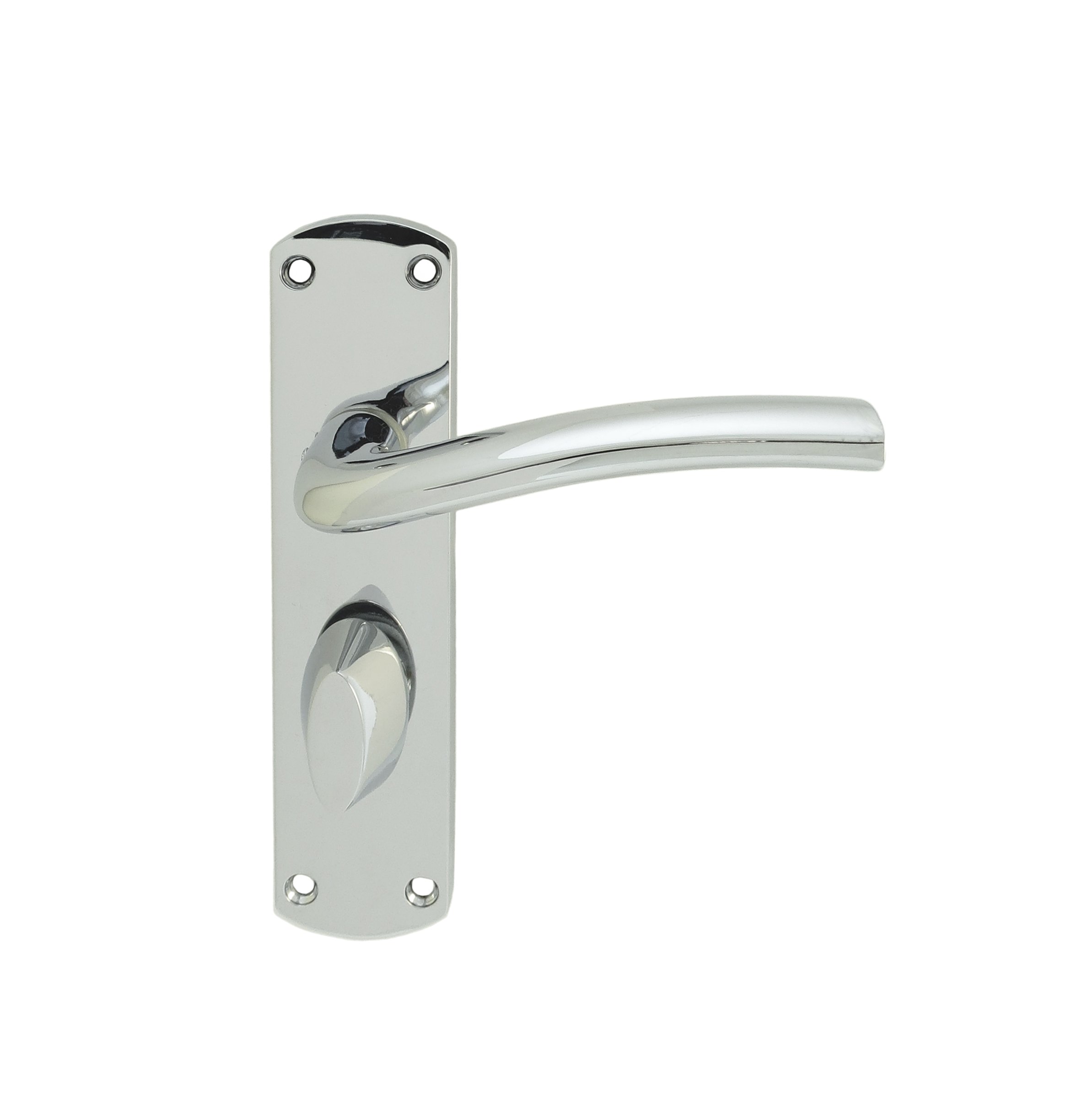 5 X Serozetta Lever Bathroom Door Handle Locks Polished Chrome Joblot Builder
