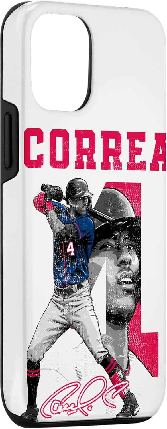 iPhone 13 Number and Portrait Carlos Correa Minnesota MLBPA Case