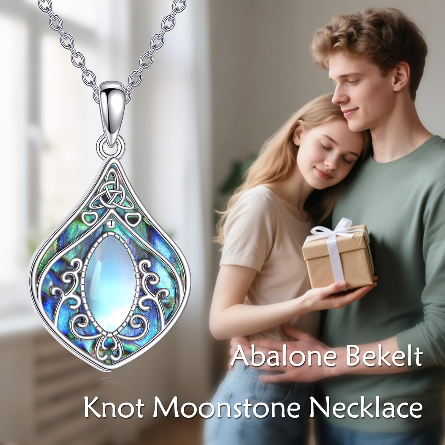 Star of David necklace for women - Twisted Infinity Necklace Handmade Jewelry for Men Women - Religious Judaica Amulet (Pendant+18+2 inch lobster clasp) - Image 3