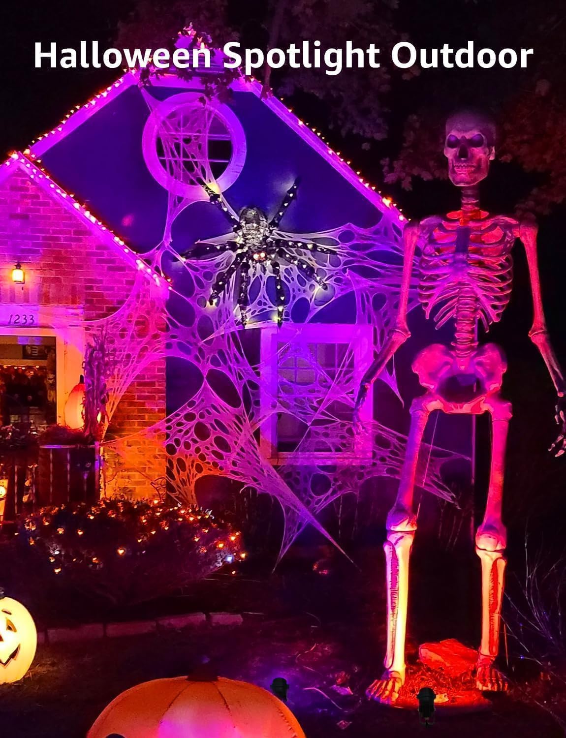 SUNVIE RGB Christmas Low Voltage Landscape Lights Color Changing 12W LED Landscape Lighting Outdoor Waterproof Remote Control for Garden Pathway Christmas Decorative Lighting, 12 Pack with Connector - Image 8