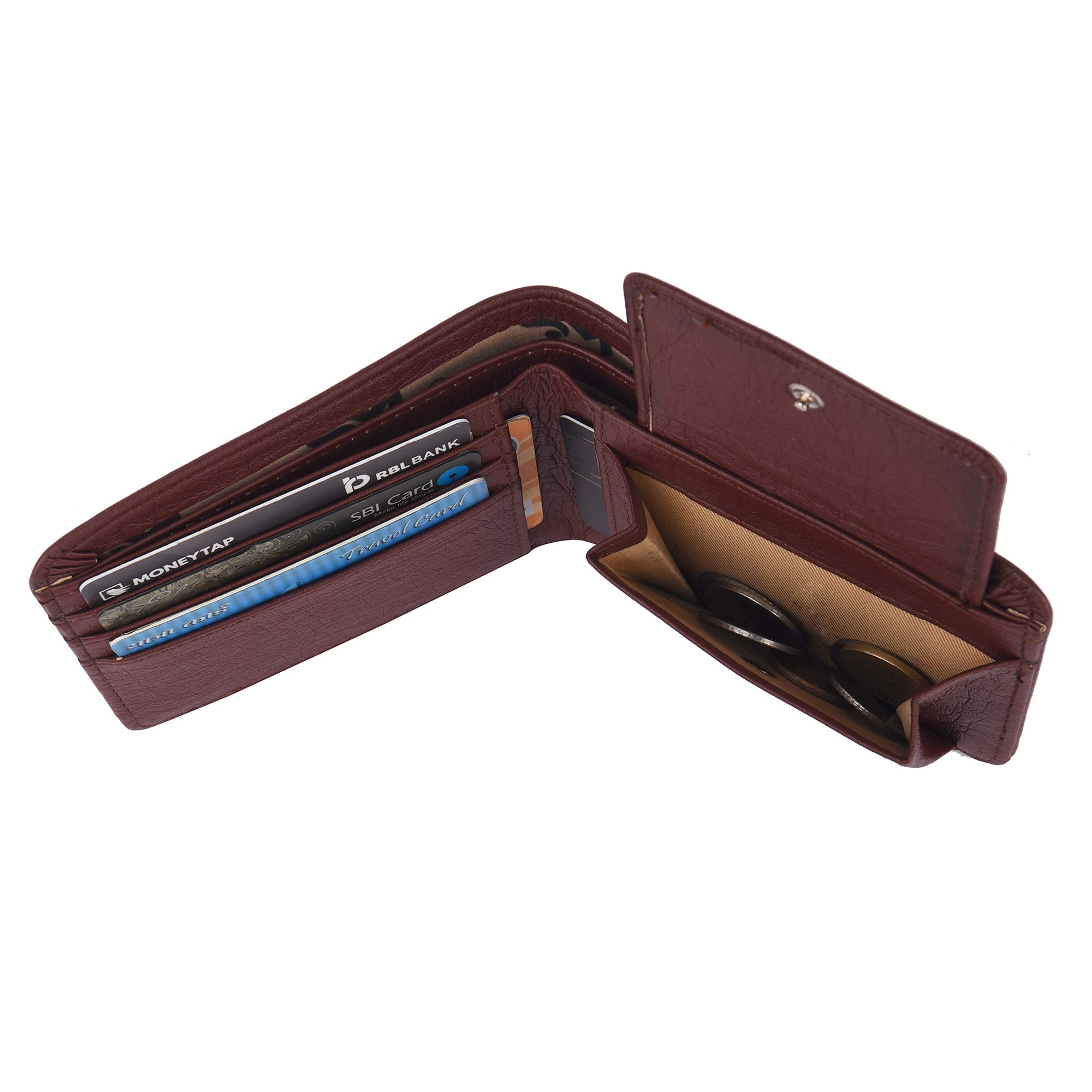 SHAMRIZ Leather Wallet for Men | Adult Purse | Mens Pocket Wallet | Wallet with Coin Pocket | Card Slot Pocket Wallet | Best for Gift | Made India 1
