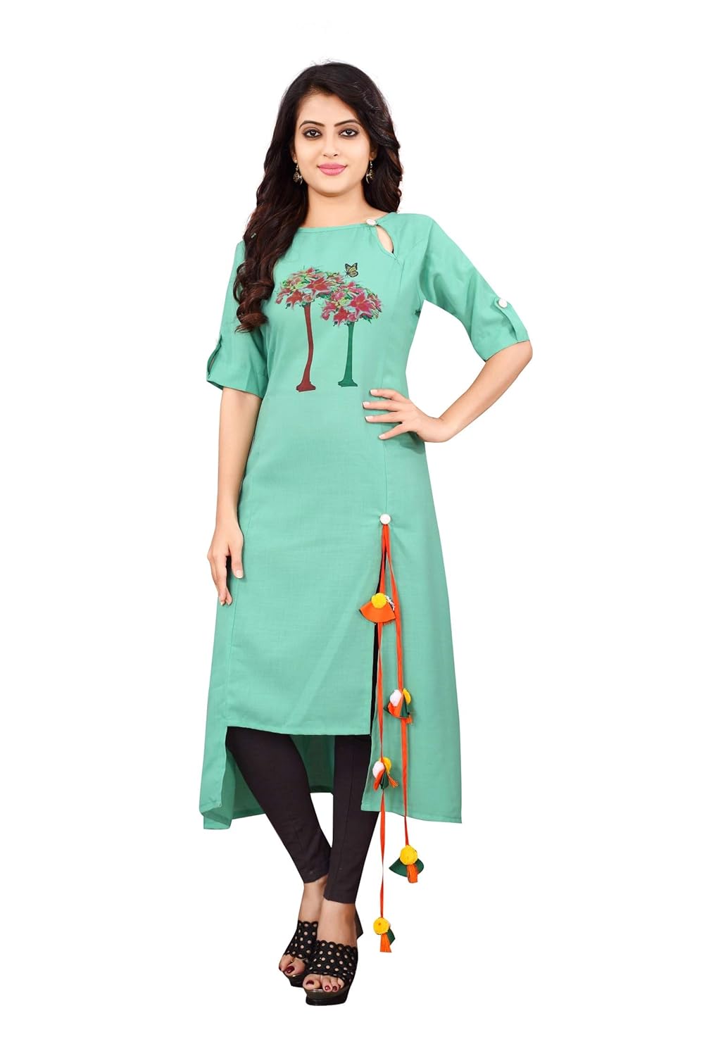 Leriya Fashion Women’s Cotton Anarkali Kurta Leriya Fashion Women’s Cotton Anarkali Kurta