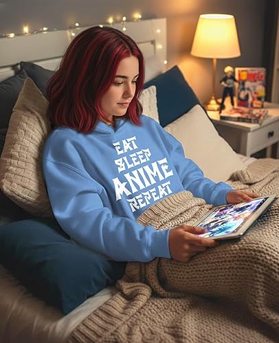 Miniatura 4 de Tstars Divertida sudadera con capucha Otaku para adolescentes y mujeres, sudadera con meme de anime japonés, regalo para fanáticos del manga