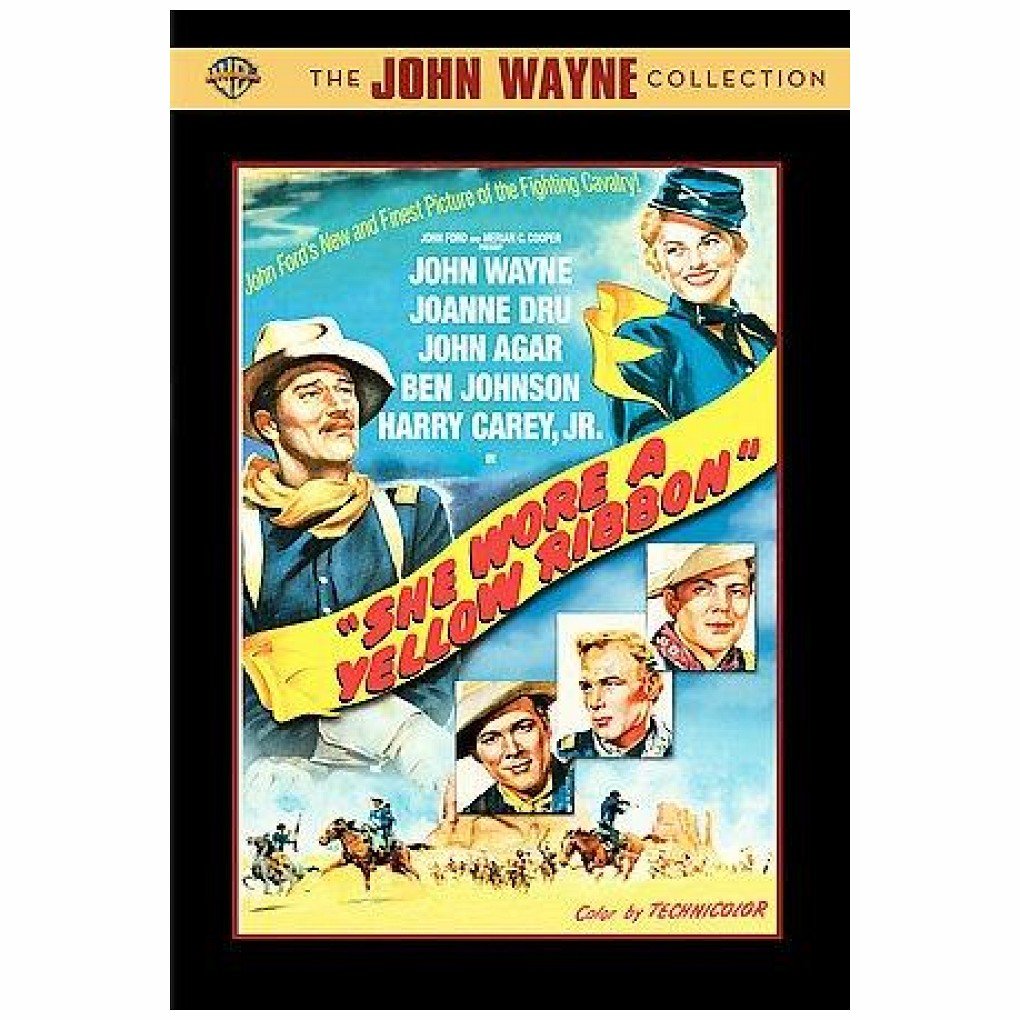 DVD She Wore A Yellow Ribbon para noches de cine clasico en casa