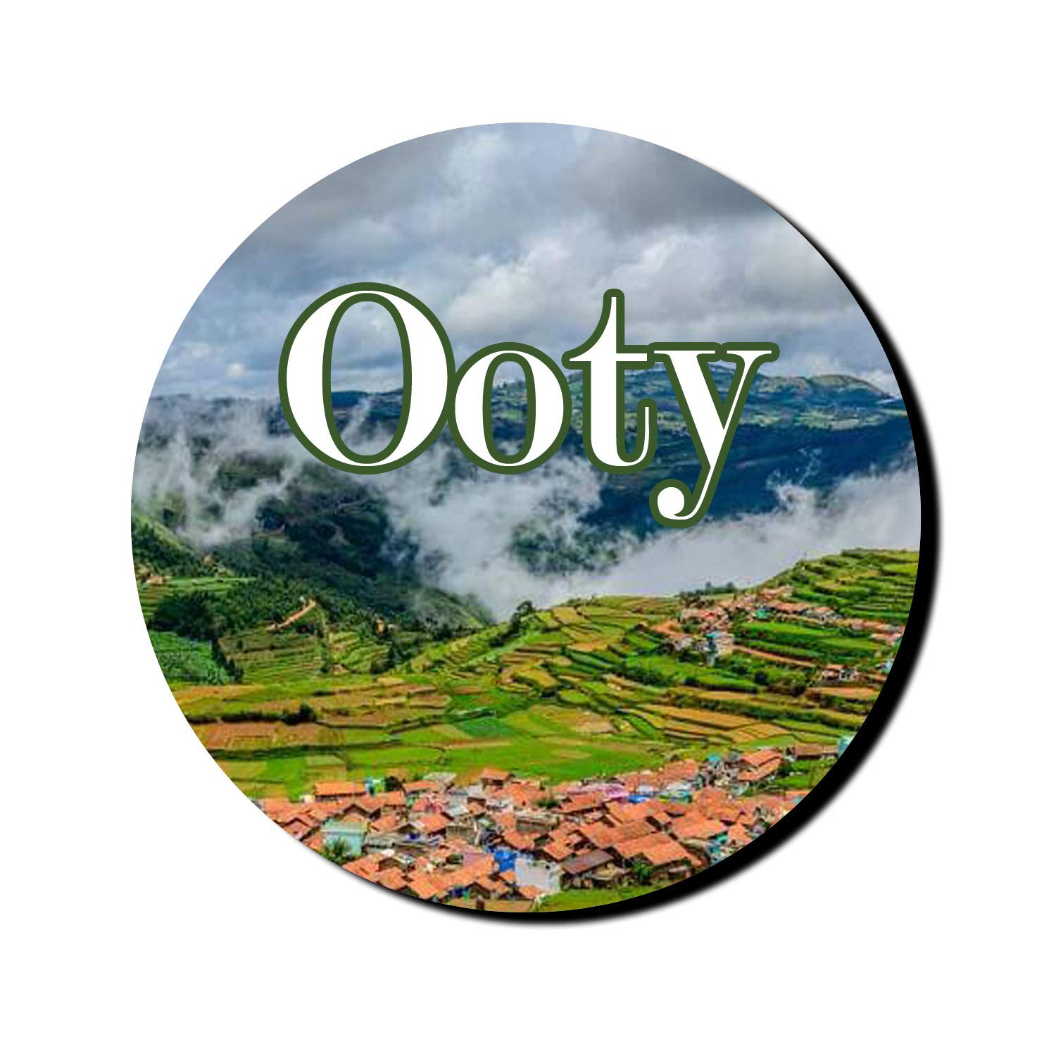 Turnhover ooty Fridge Magnet (Multicolour)