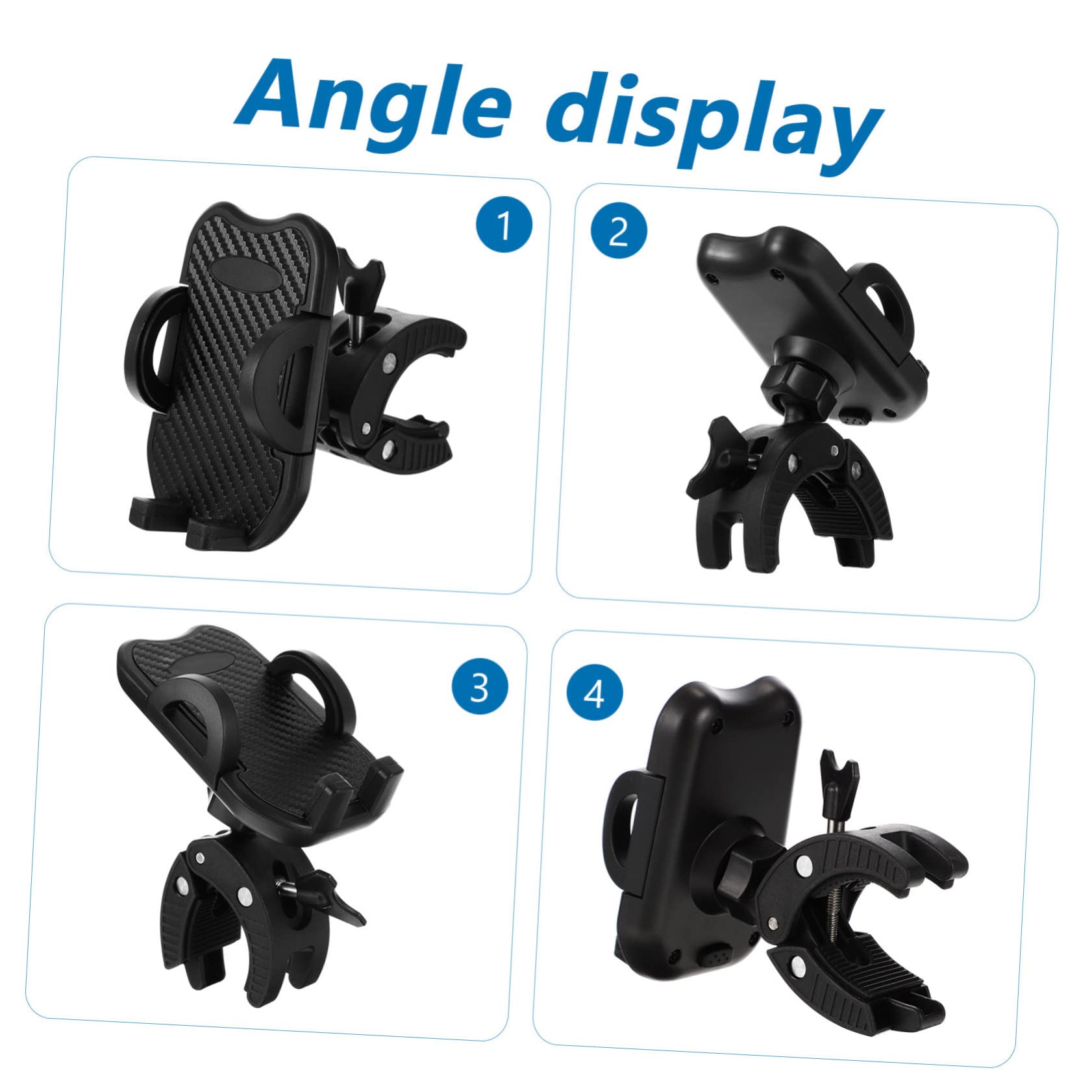 1pezzi Supporto Per Telefono Da Manubrio Con Rotazione Per Bici e Montaggio Semplice e Pratico Design Leggero e Portatile