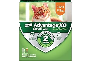 Advantage XD Small Cat Flea Prevention & Heartworm Prevention For Cats 1.8-9lbs.