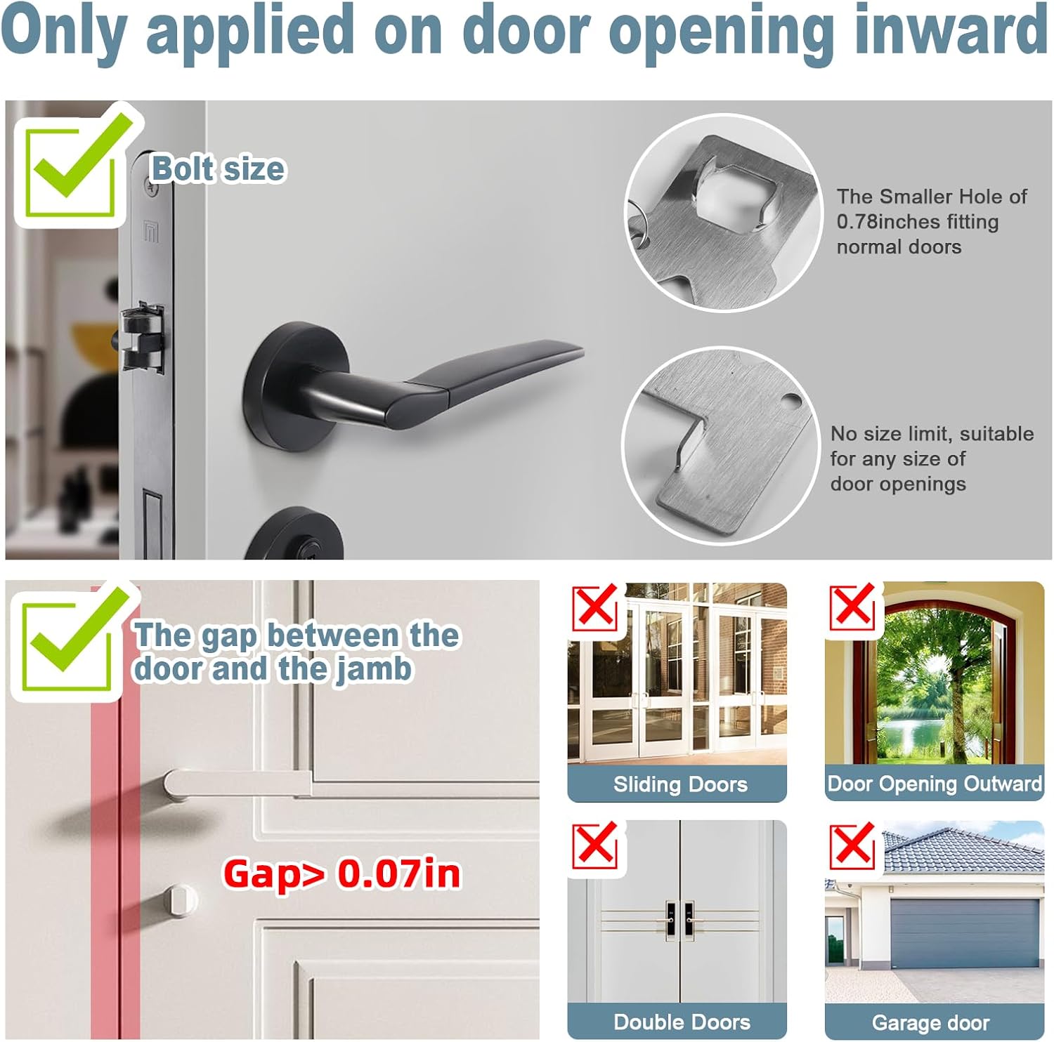 Portable Door Lock Compatibility and Installation Requirements