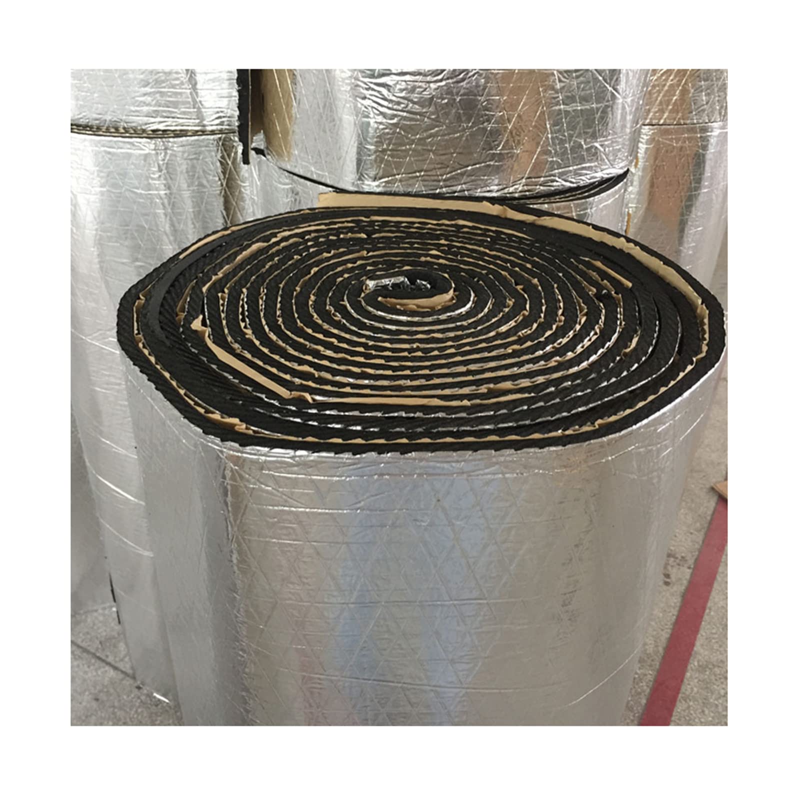 Pannello Riflettente Termosifoni , Controllo Del Rumore Del Rumore Dell'auto Smorzante Idratante A Prova Di Umidità , Foglio Di Isolamento Per Edifici Di Fabbrica,Tetti,Serre,5mm（thk）,1*4M(4m²)