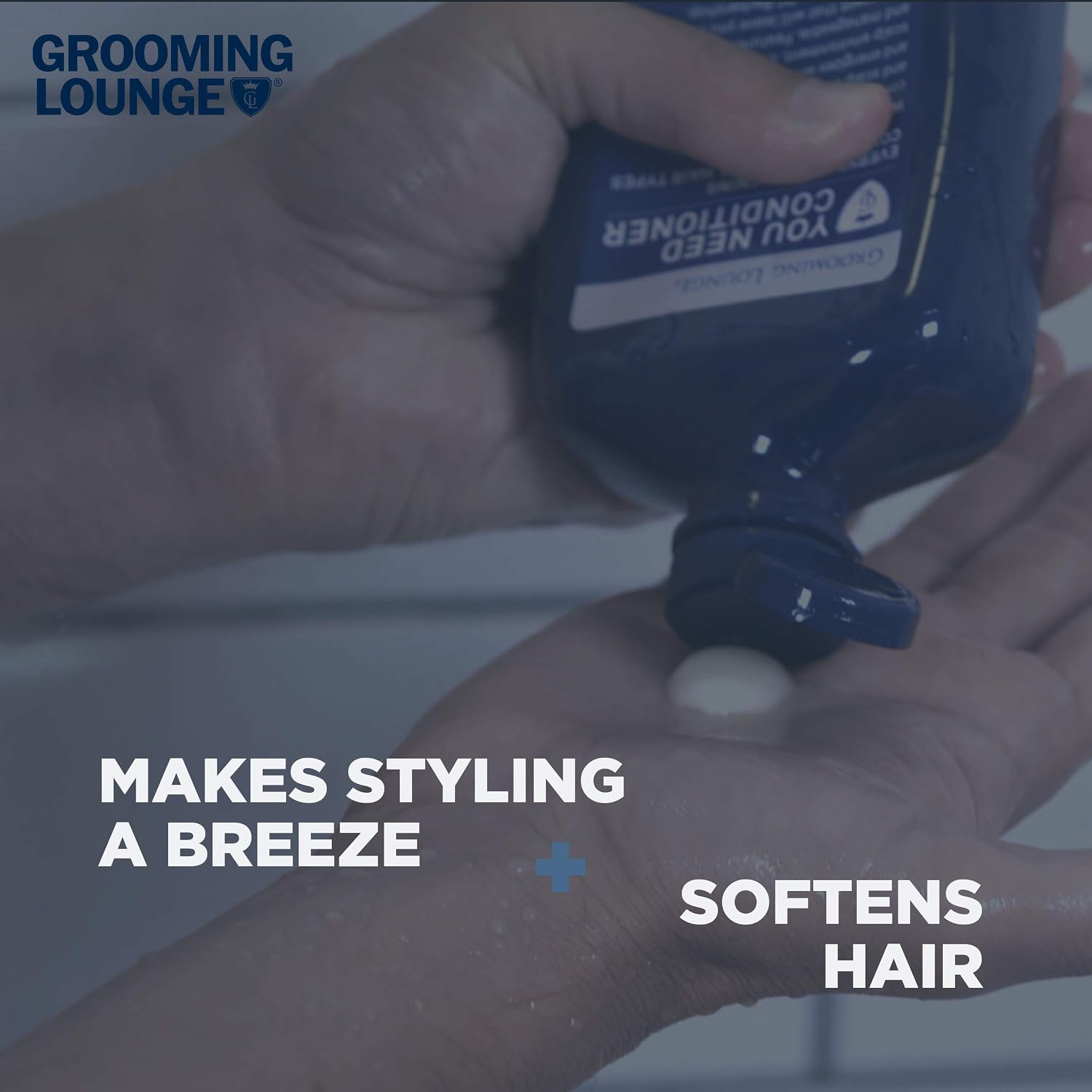 Grooming Lounge You Need Conditioner - Moisturizes and Balances the Scalp - Leaves Hair Soft and Manageable - Cleanses Scalp to Help Create the Optimal Environment for Healthy Hair Growth - 11.6 oz