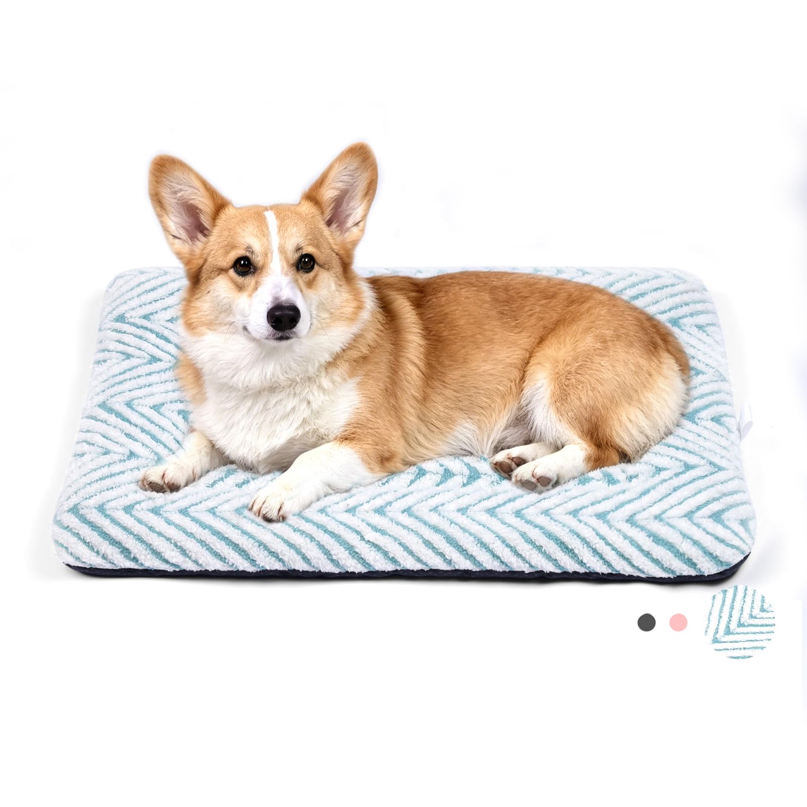 MORA PETS Large Dog Crate Bed Mat with Stripe for 30inch Cage โ image 1
