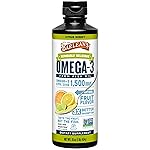 Barlean\'s Omega 3 Fish Oil Liquid Supplement for Men and Women, 1500mg of EPA and DHA Fatty Acid, Promotes Brain & Heart Health - Non-GMO, Citrus Sorbet, 16 oz