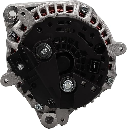 Miniatura 5 de RAREELECTRICAL Nuevo alternador de 24 V 100 amperios compatible con John Deere 130G 160G 210G 290G 380G 0-124-655-190