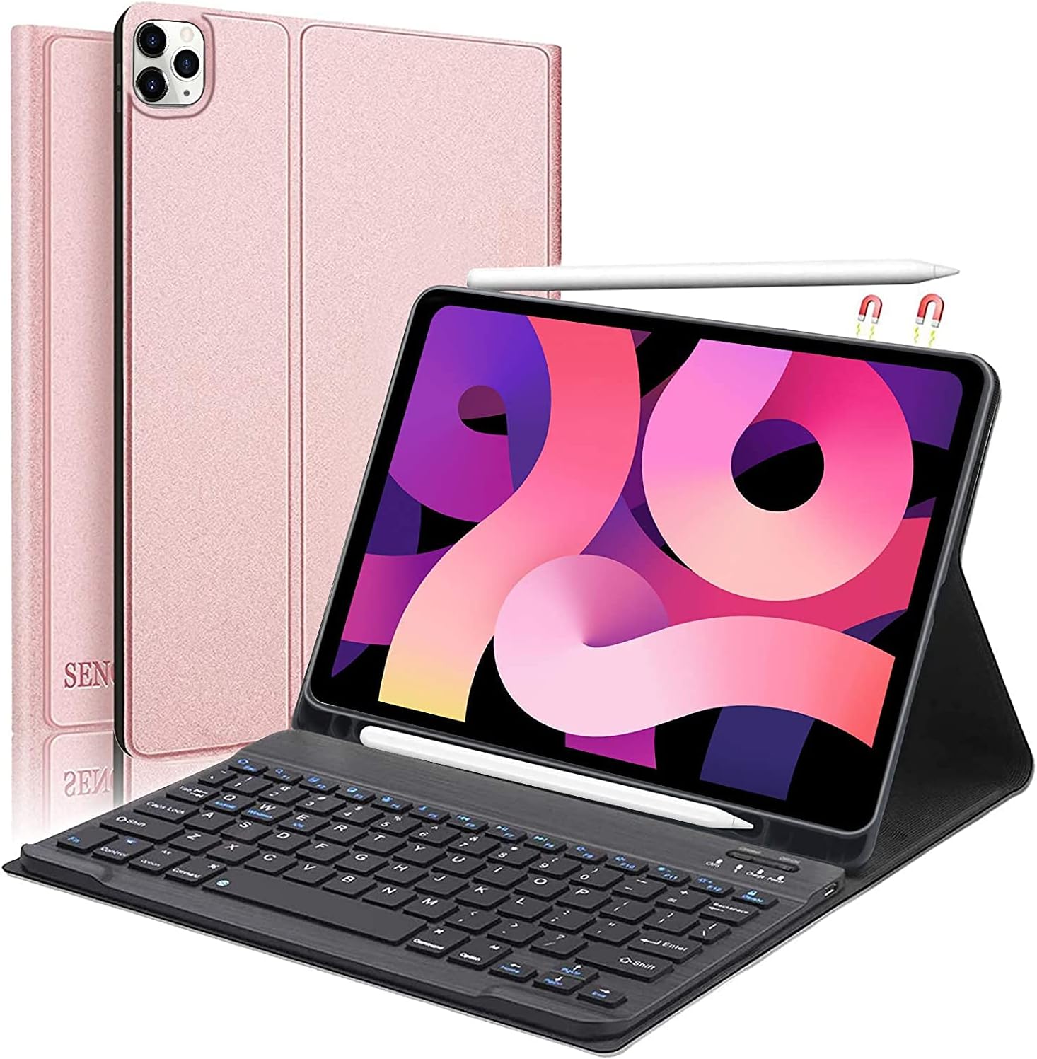 SENGBIRCH iPad Air 5th Generation Case with Keyboard