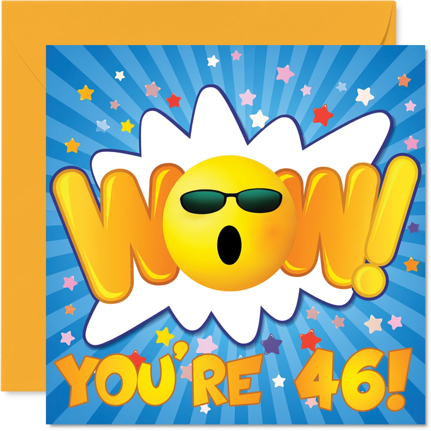 46th Birthday Cards for Women and Men, WOW
