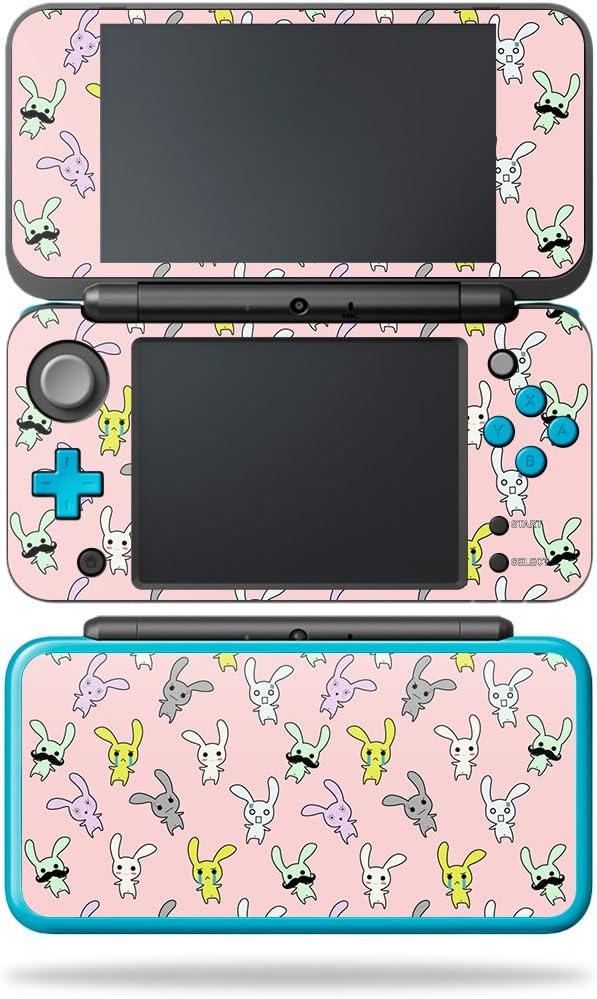 MightySkins Skin Compatible with Nintendo New 2DS XL - Bunny Bunches | Protective, Durable, and Unique Vinyl Decal wrap Cover | Easy to Apply, Remove, and Change Styles | Made in The USA : Everything Else
