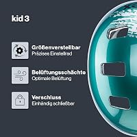Cască de ciclism pentru copii Uvex Kid 3 - Ajustare individuală a mărimii - Ventilație optimizată - Protecție robustă pentru cap 2
