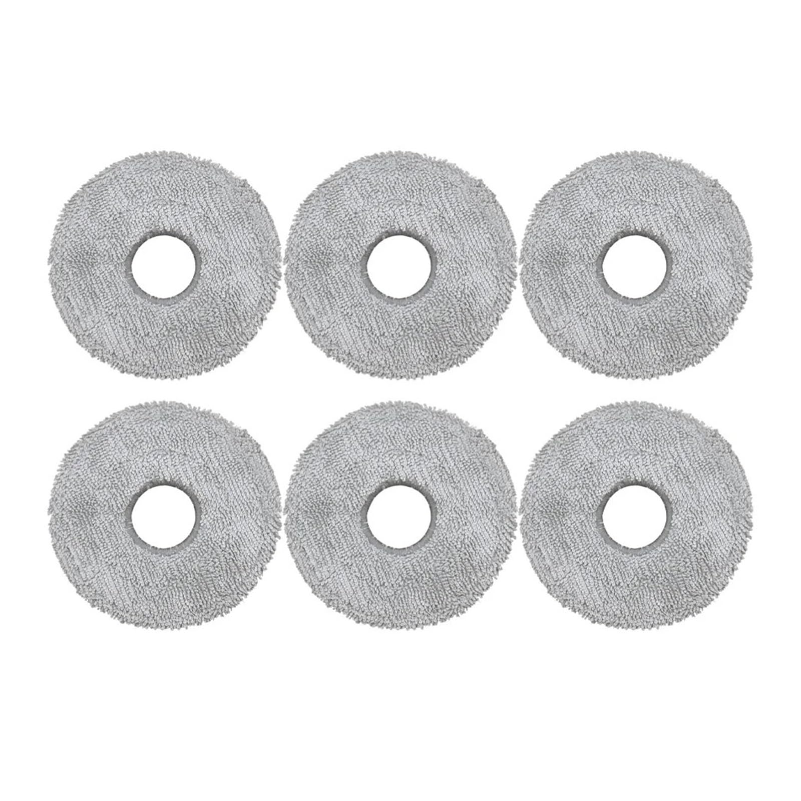 Pengchang Mop Pads Compatible With Jonr P20 Pro/T5 Pro Spare Parts Replacements Mopping Cloths(6PCS)