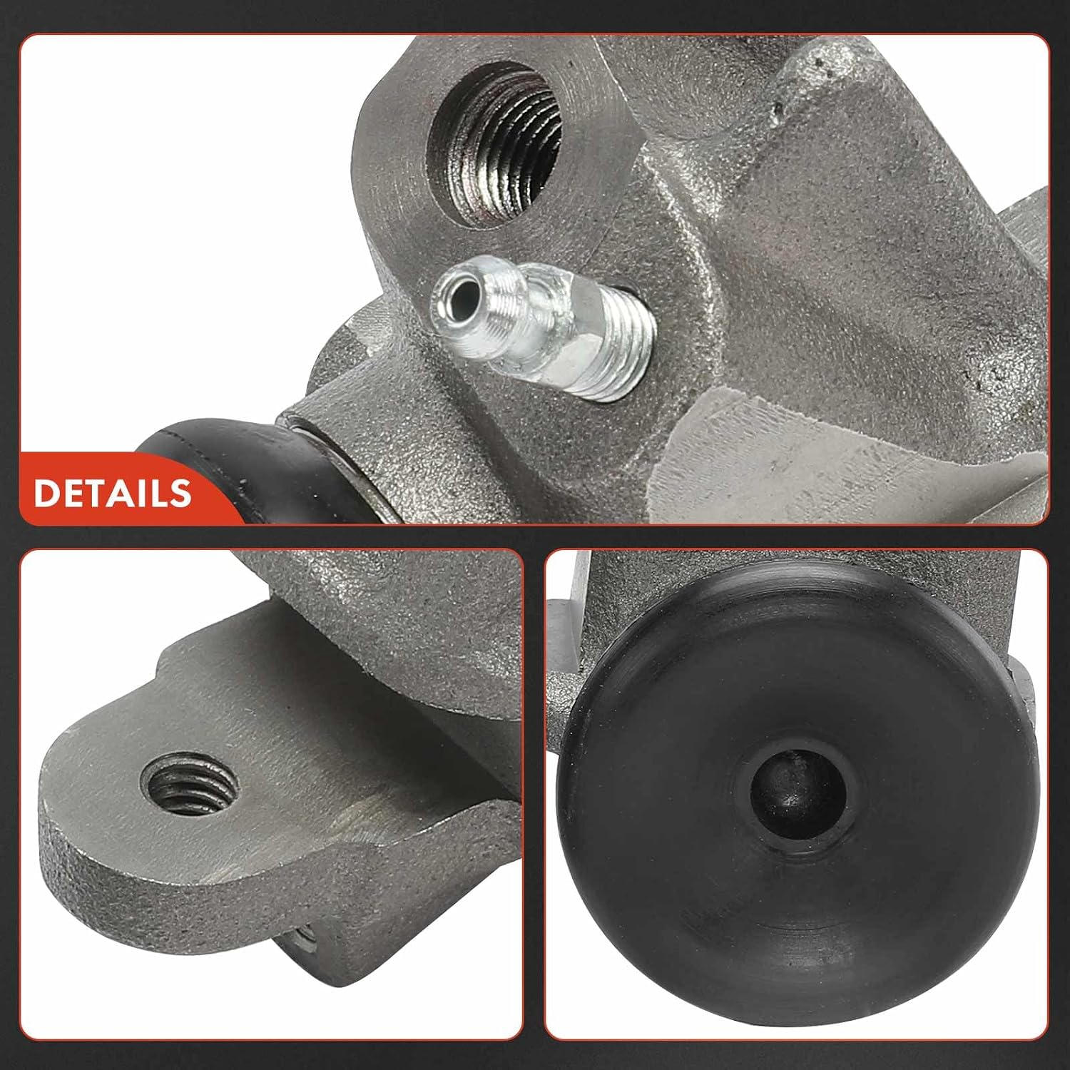 A-Premium Front Upper Drum Brake Wheel Cylinder Compatible with Select Chrysler, Dodge, DeSoto & Plymouth Models - Town & Country, Newport, New Yorker, Imperial, Polara, Dart, Custom, Fury, 2-PC Set