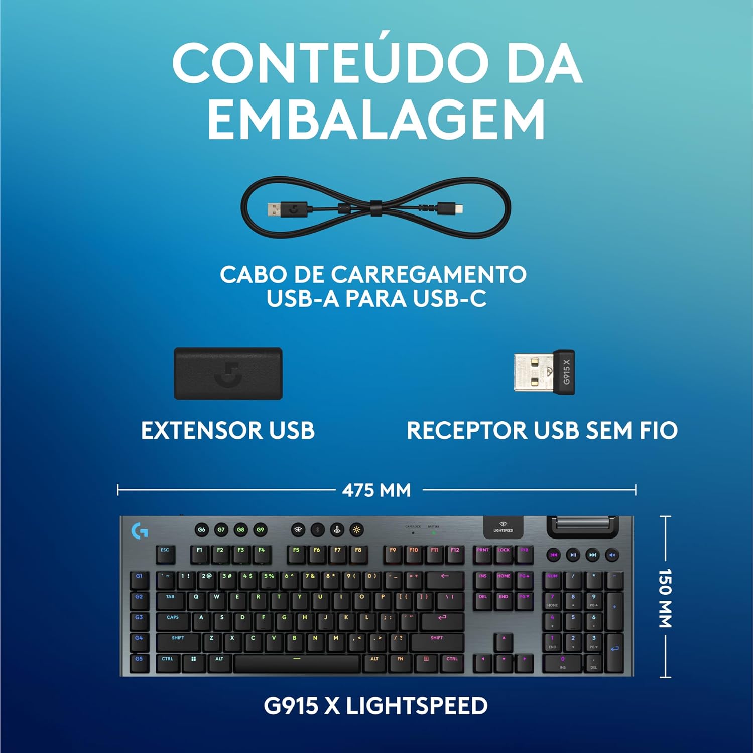 Review Logitech G915 X LIGHTSPEED: o teclado gamer que vai transformar sua jogatina 11 71cBE+9QoqL. AC SL1500