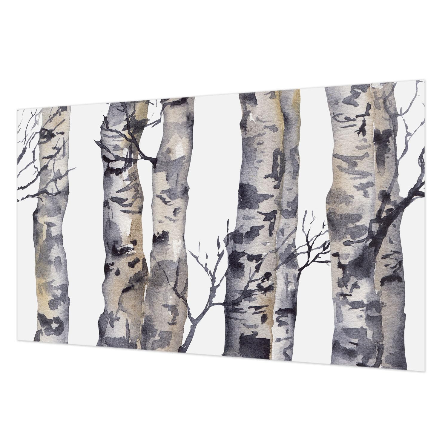 Tapisserie intissée forêt de trembles pour chambre et salon cosy
