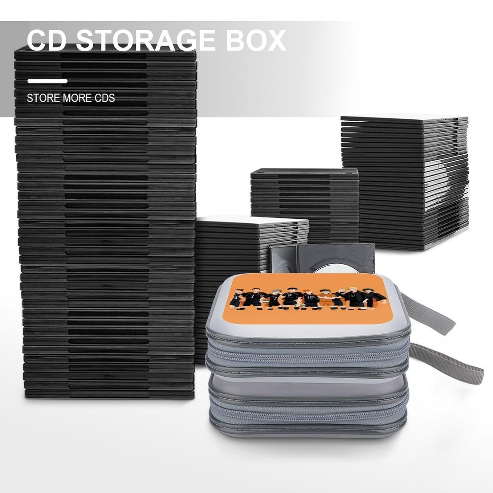 Amazon | CDケース ハイキュー DVDケース メディアケース CD/DVD収納