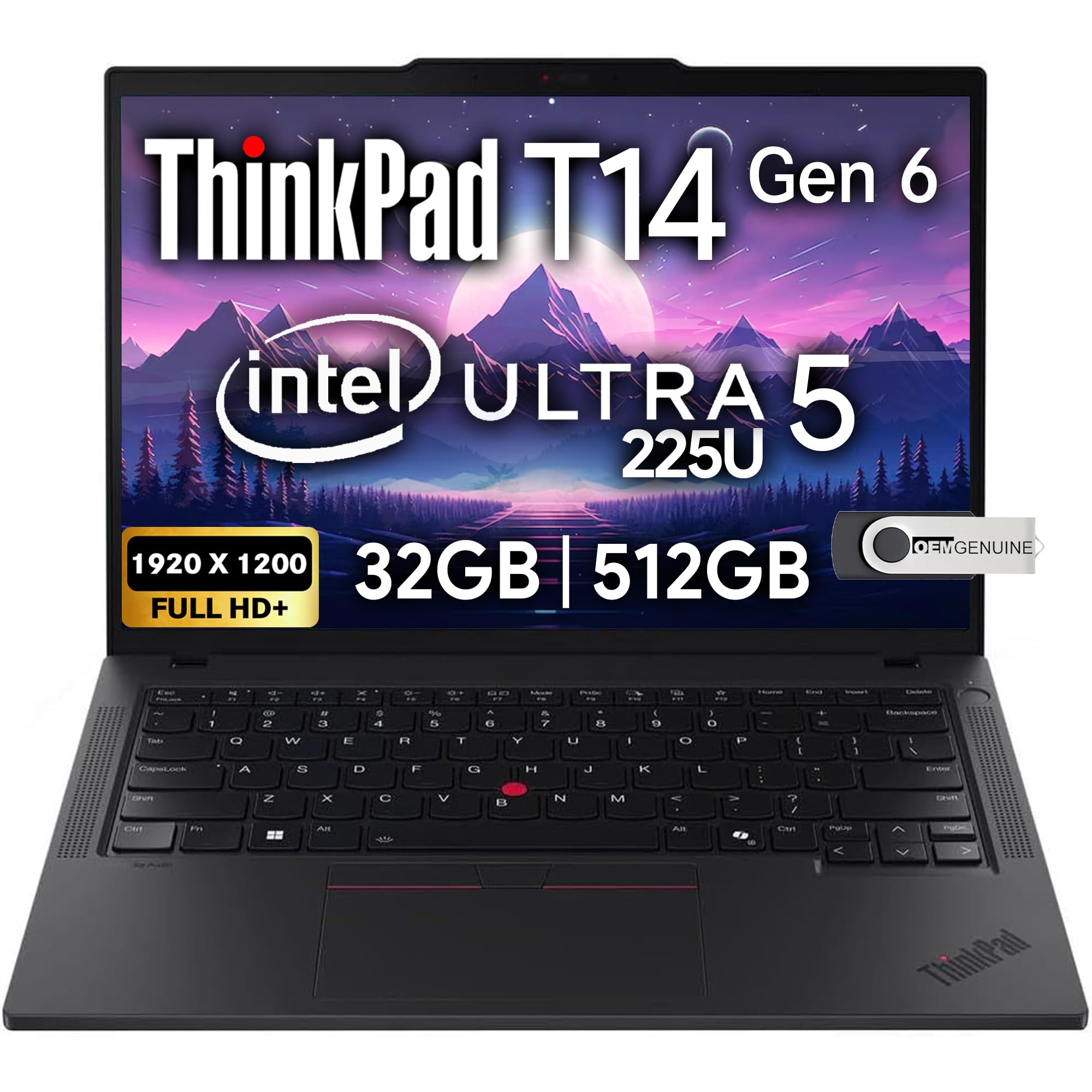 Amazon.com: Lenovo ThinkPad T14 Gen 6 Business Laptop 14