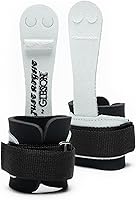 Vista 9 de Gibson Athletic Just Right Neo - Agarres de gimnasia para mujer, agarre de cuero con protector de muñeca de neopreno, cierre de velcro, agarres