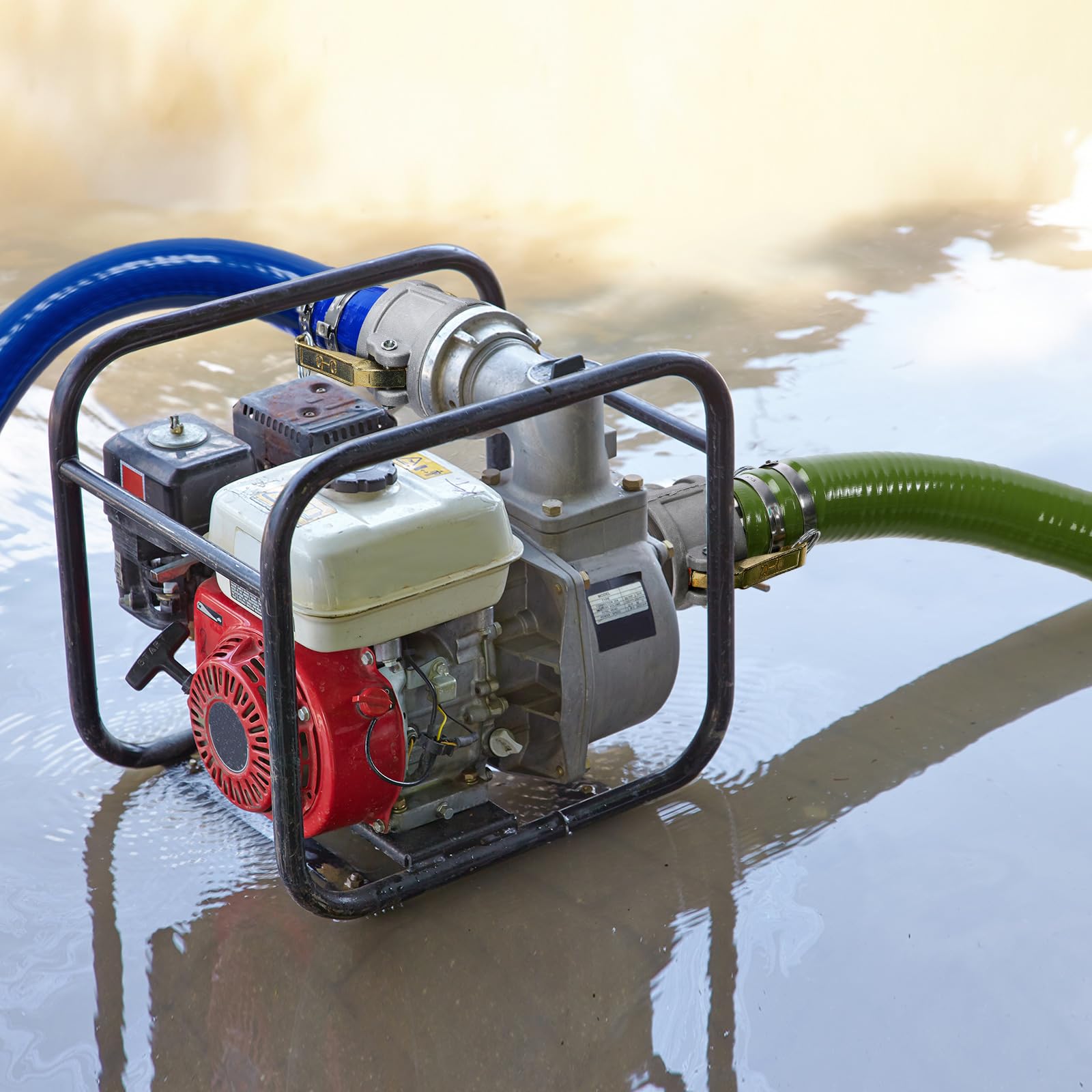 Discharge Hose Pump Kit Includes PVC 2 X 60 Blue