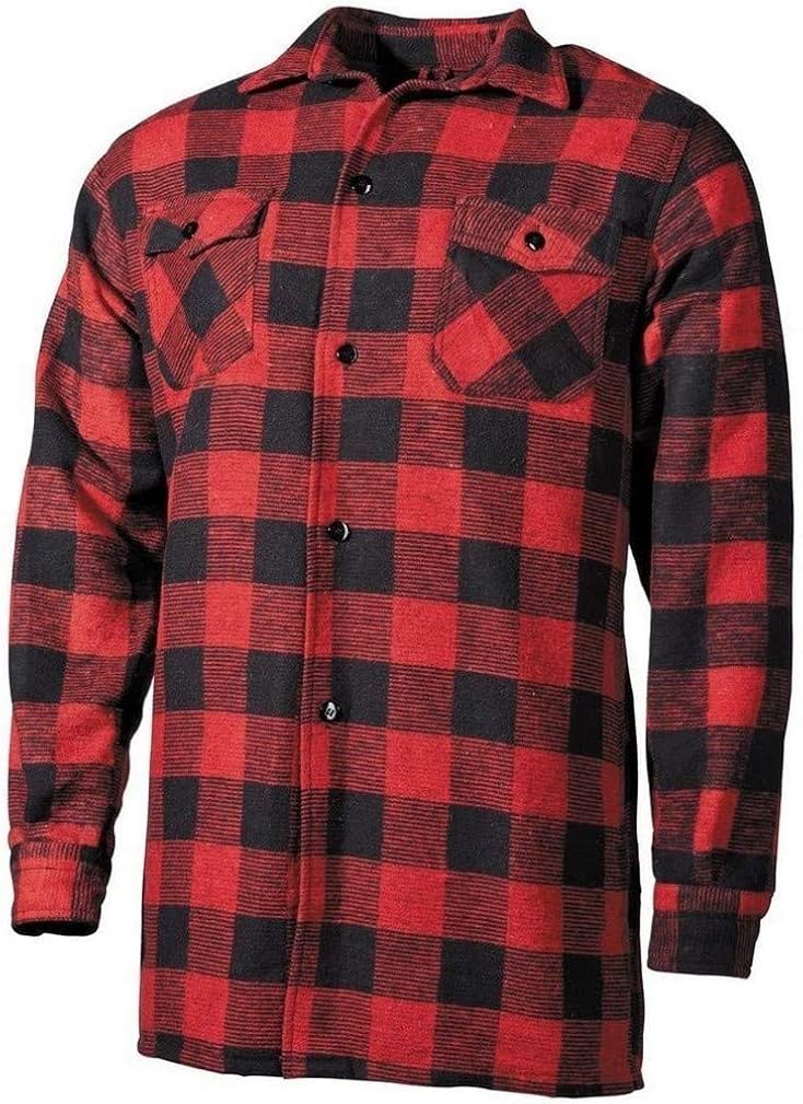 blue lumberjack jacket
