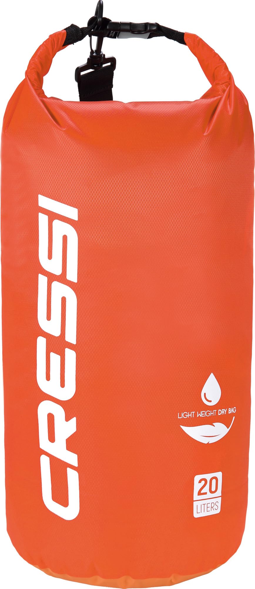 Cressi Unisex Adult Ultralight Waterproof Bags - Orange, 20 Litre