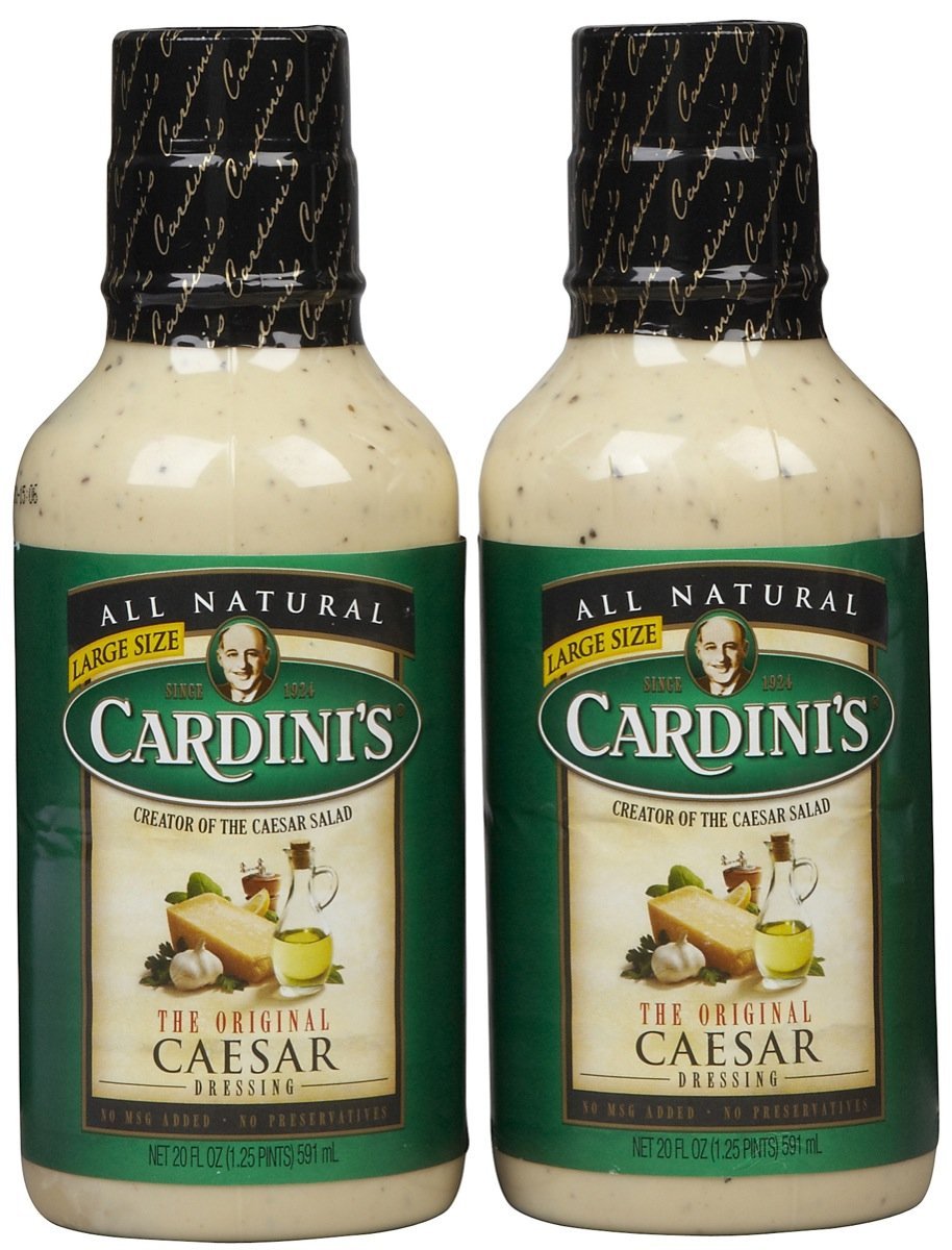 Cardini Original Caesar Dressing, Bottles, 20 oz, 2 pk