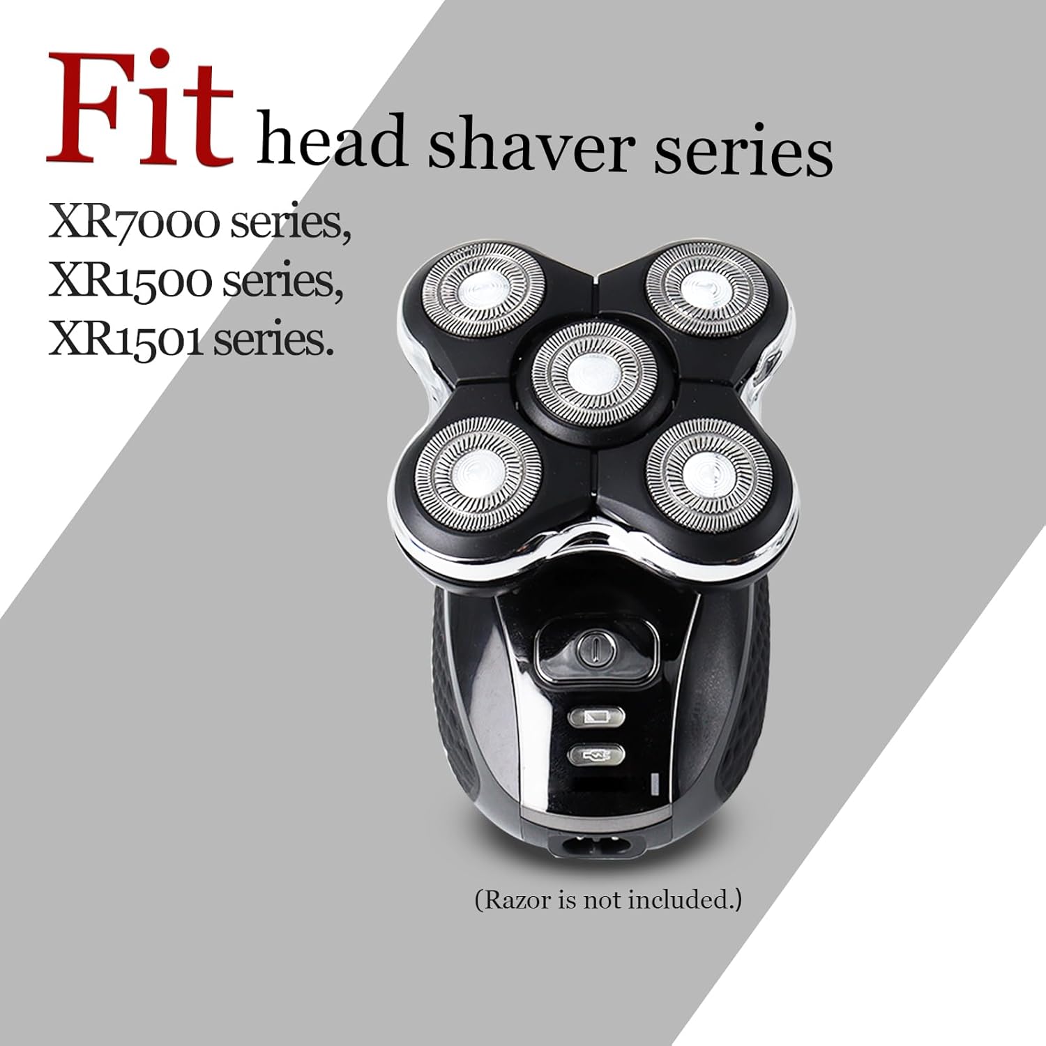 2 Pack Blade Pro Replacement Head Compatible with Remington Balder Pro XR7000, 5 Dual Track Shaver Heads for a Smooth and Close Shave with No-Irritation. - Image 4