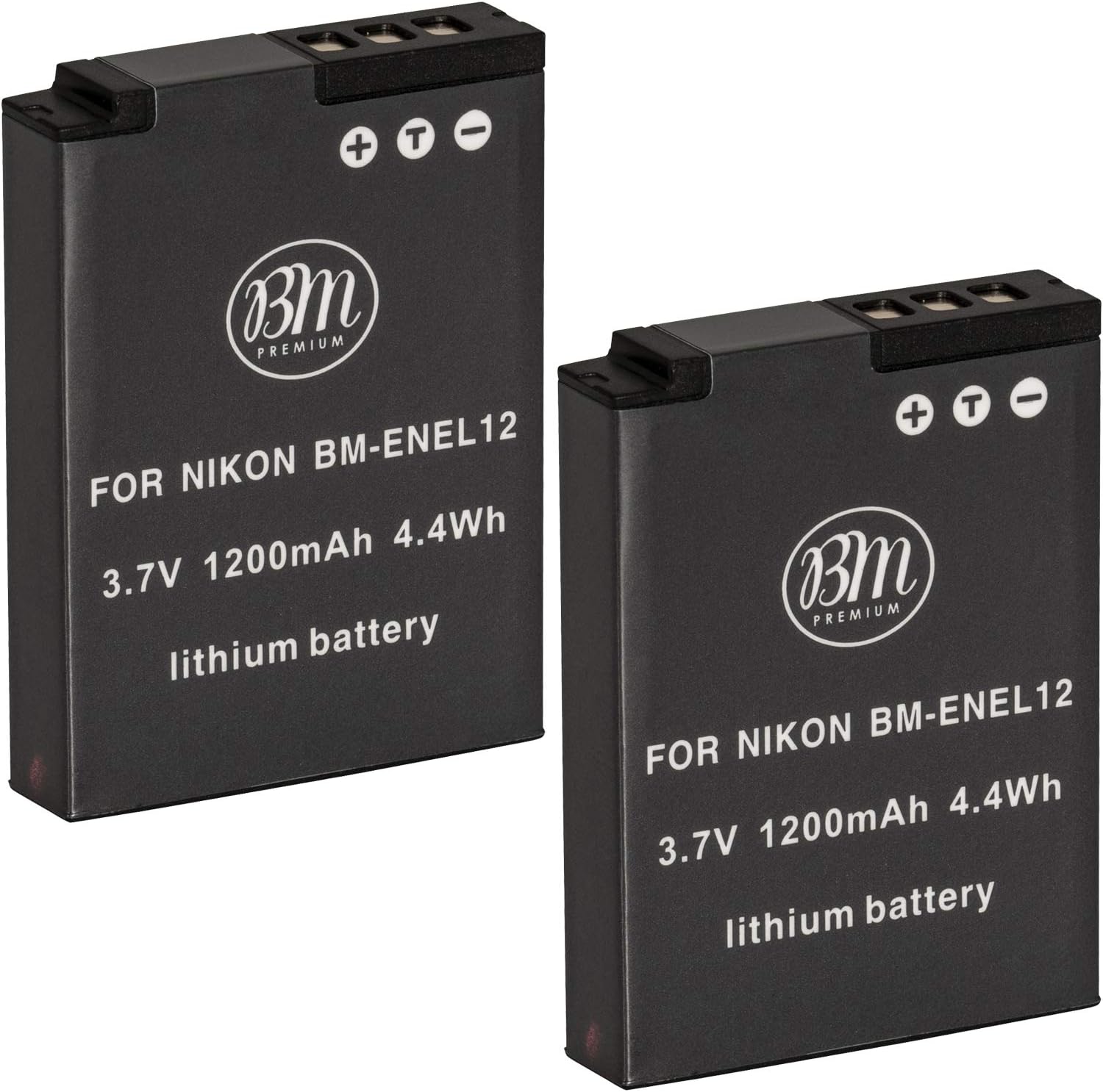 AccuCell-batterij geschikt voor Nikon CoolPix S200-batterij | LI40B_2