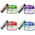 Temporary Hair Color Chalk For Kids, Hair Wax Color For 4 5 6 7 8 9 Year Old Girl Gifts, Birthday,Party, Cosplay DIY, Children\'s Day, Halloween, Christmas (4, Red Blue Purple Green)