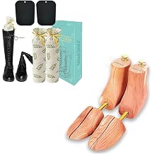 1Pairs Cedar Boot Shapers and 1Pairs Boot Tree for Men 10-11.5 / women 11-12.5