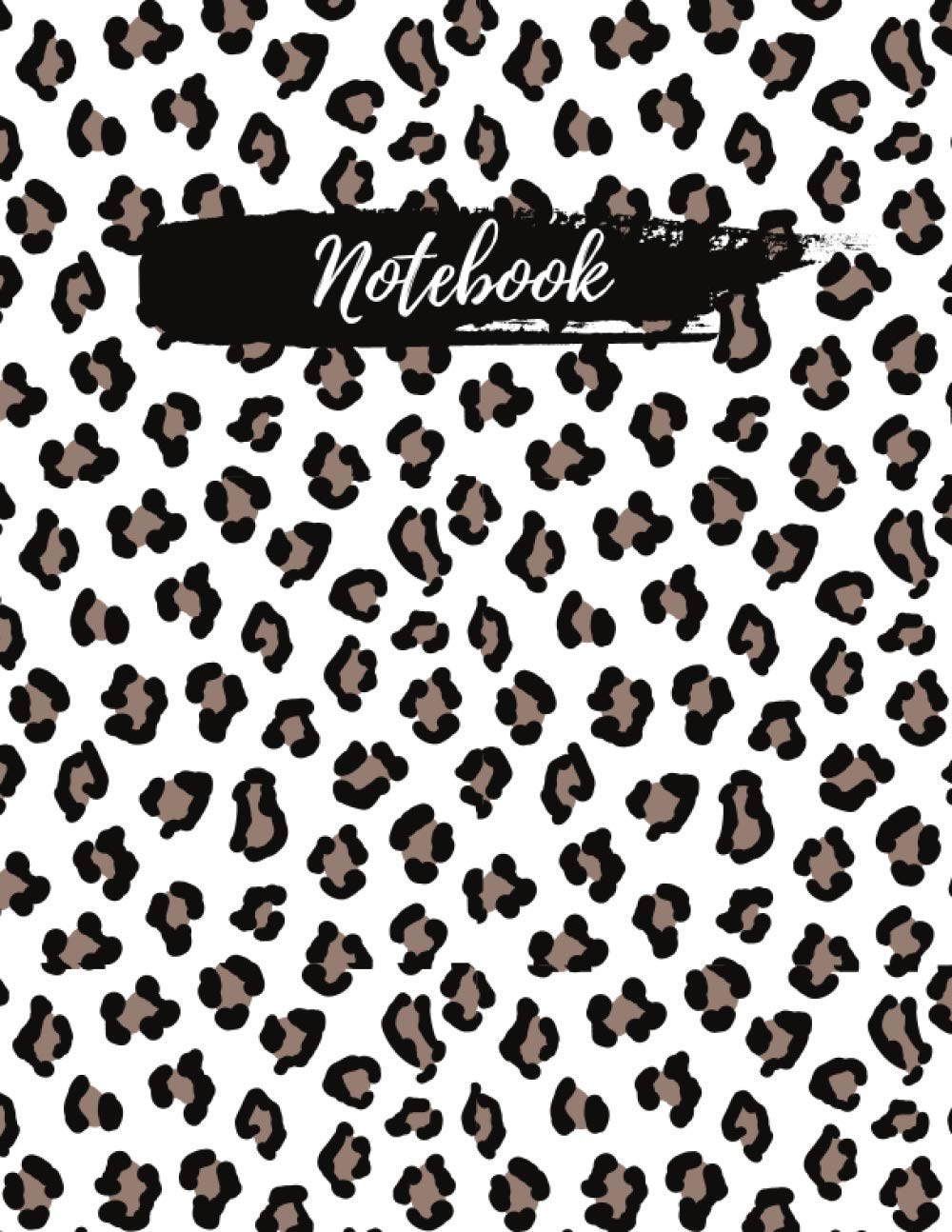 Leopard Print Notebook: Stylish Lined Notebook Journal. Gift for Mom. Gift for Her. 8.5"x11"