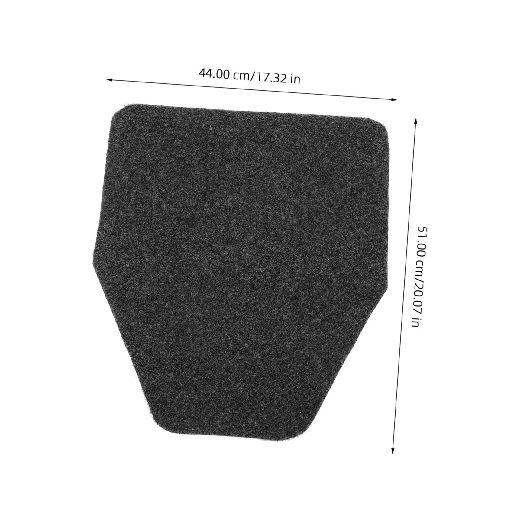 Tappetino antiscivolo per orinatoio, per uomo, con retro in PVC grigio, ideale per servizi igienici commerciali e domestici, per una maggiore protezione igienica