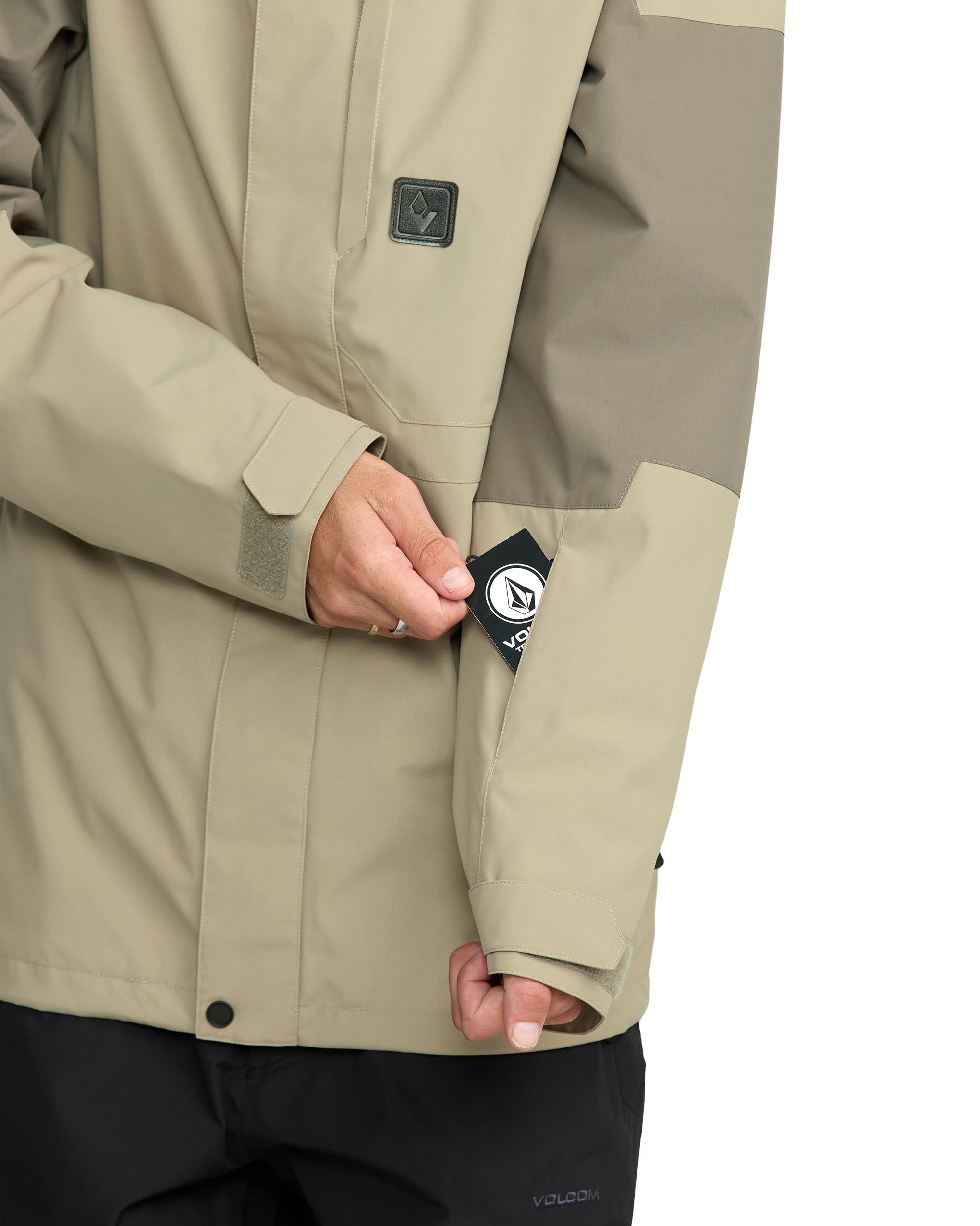 Volcom Primry Herren Snowboardjacke, recycelt, isoliert, 10 K wasserdicht, atmungsaktiv