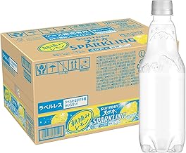 [炭酸水] サントリー 天然水スパークリング レモン ラベルレス 500ml ×24本
