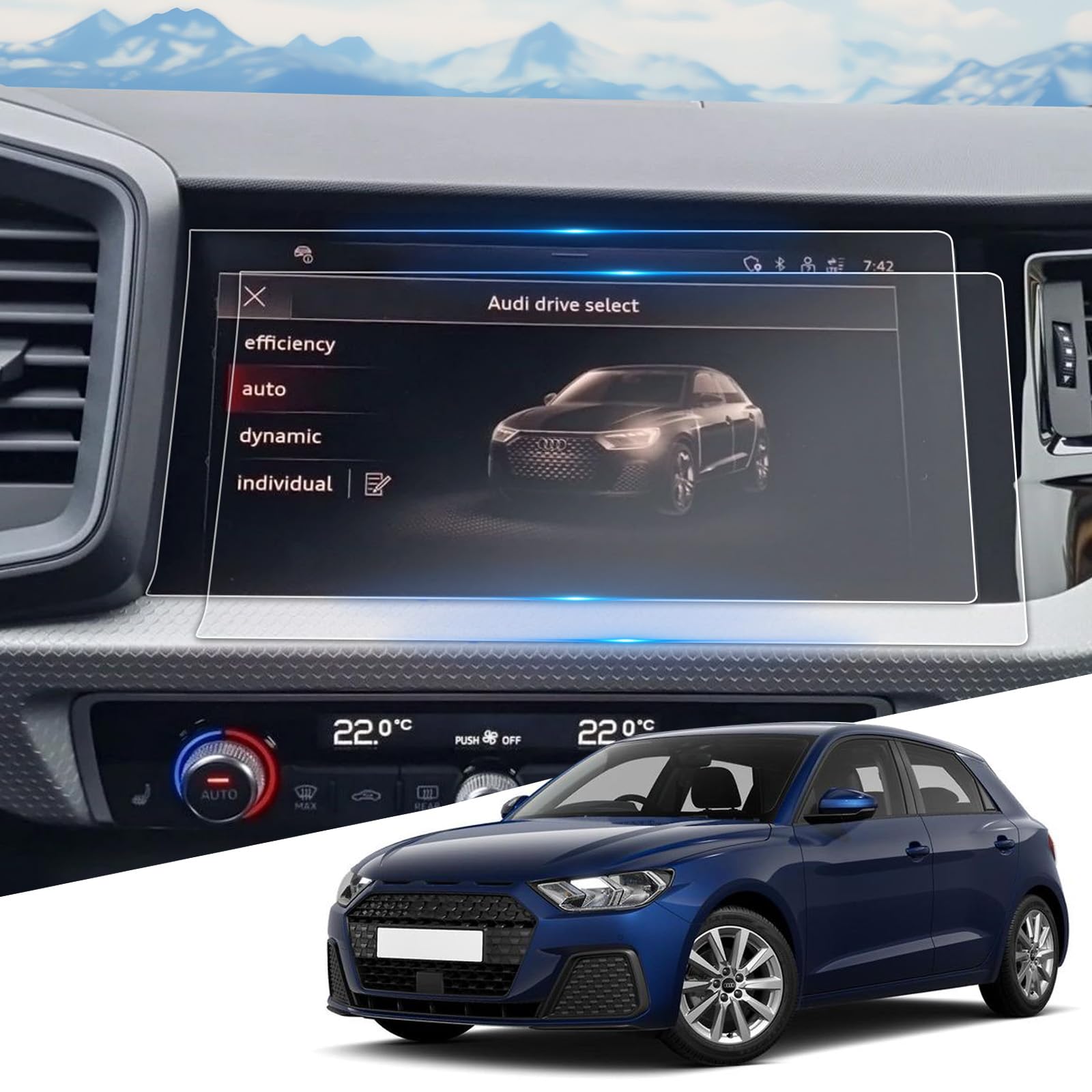 WEIPIN 2 películas protectoras Nano de 12,3" para Nissan Qashqai J12/X-Trail T33 e-POWER 2023 2024 2025 2026, película protectora Nano para Nissan Connect con antihuellas — view 17