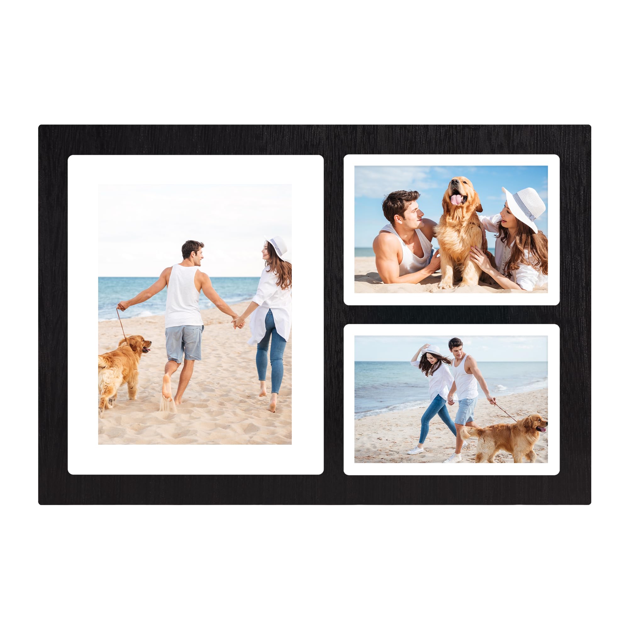 YESKAY Collage Picture Frame for 8x10 and 2 5x7 Pictures