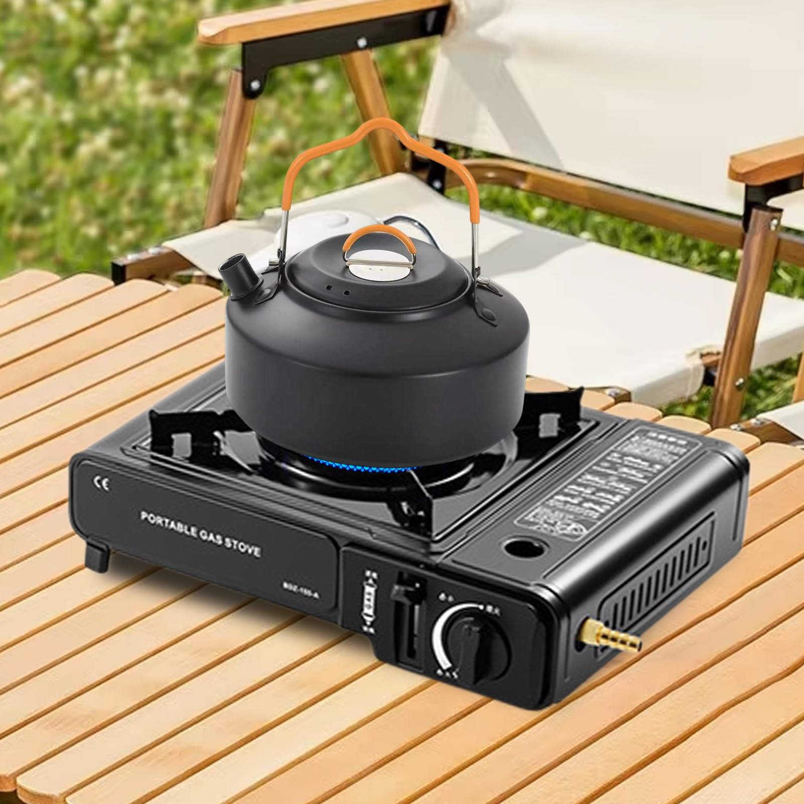 Réchaud portable camping Léger chauffage rapide thermorésistant | Réchauds De Camping Portables À Combustion Pour Activités De Plein Air : Randonnée, Trekking, Cuisine Extérieure, Terrasse
