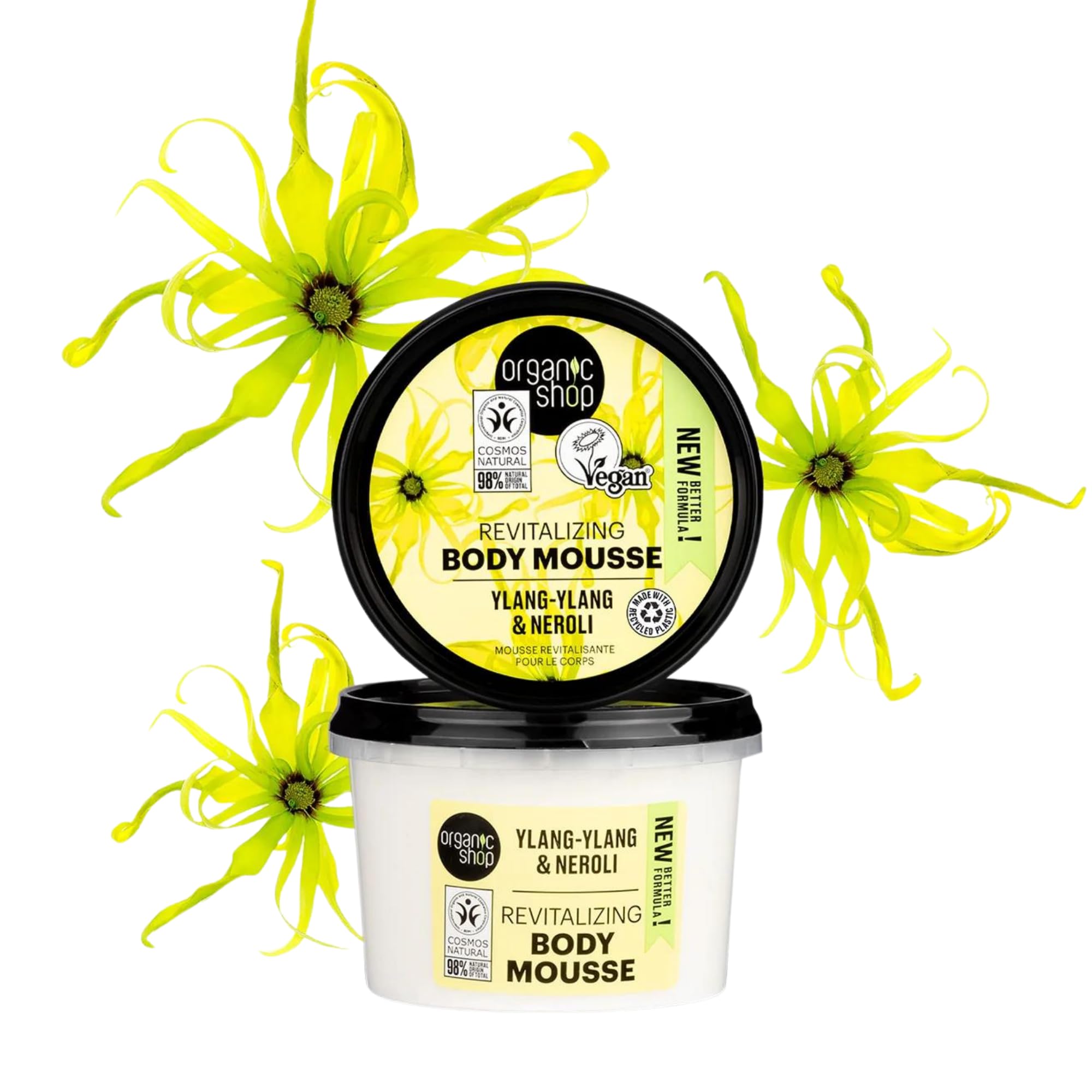 Organic Shop Body Mousse Ylang Ylang & Neroli 250ml