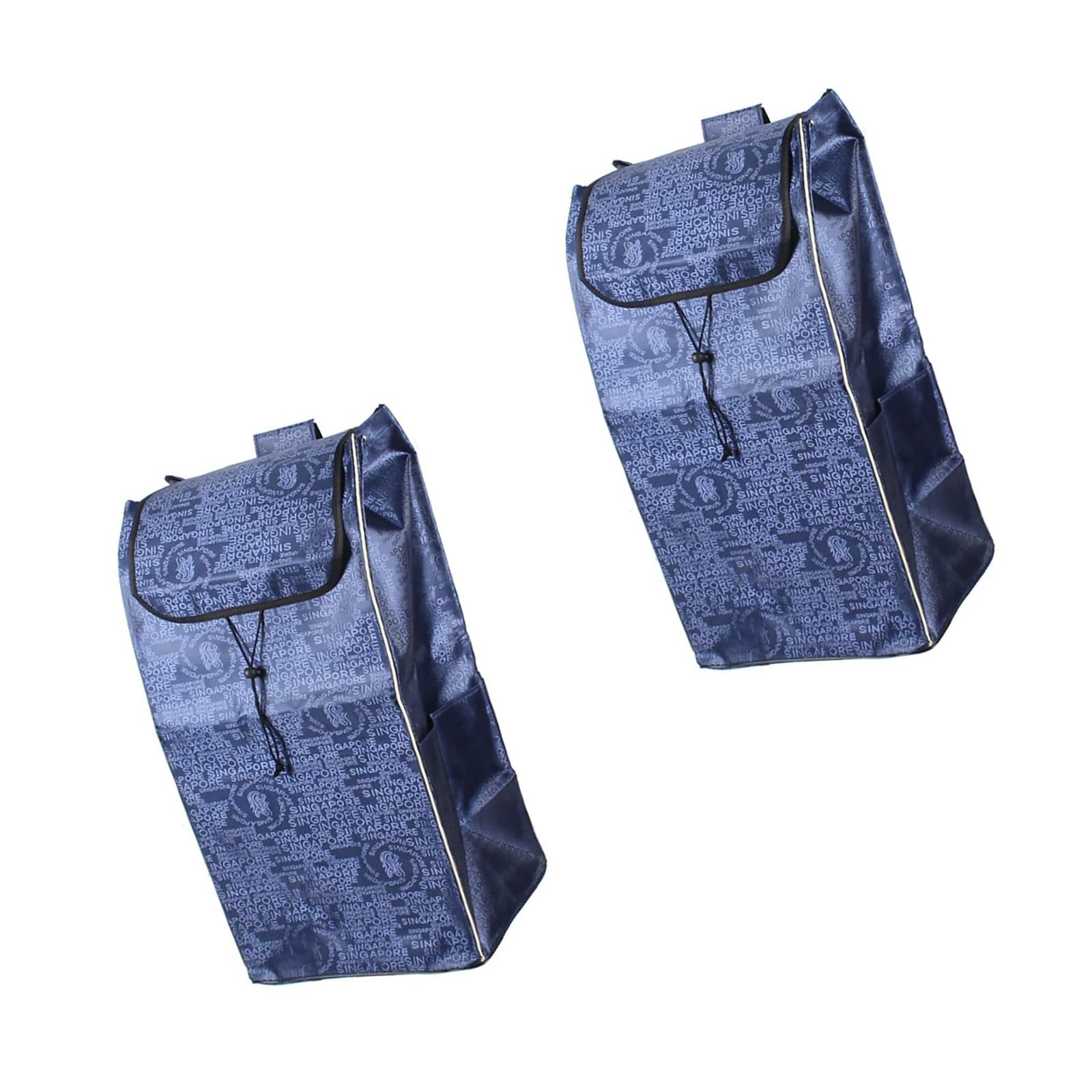 1/2PCS Einkaufswagen-Ersatztasche - 72L Einkaufstasche Shopping Trolley Ersatztasche, Wasserdichte Einkaufstasche Aus Oxford-Stoff, Aufbewahrungstasche Mit Großem Fassungsvermögen ( Size : 2PCS )