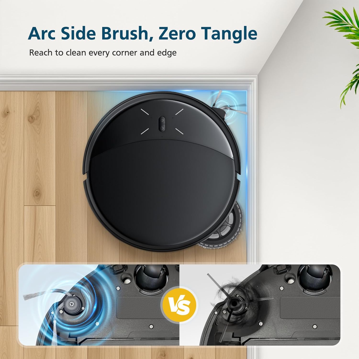 Saros 10R Accessories for Roborock Saros 10R / Qrevo CurvX Robot Vacuum, Replacement Parts with 4 Dust Bags, 4 Mop Pads, 4 HEPA Filters, 6 Side Brushes, Dual Zero-Tangling Main Brush