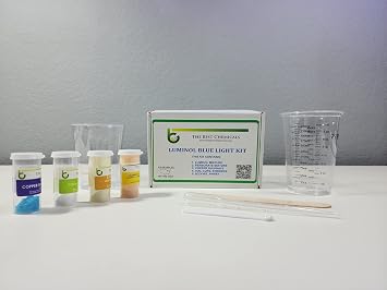 DIY Luminol Blue & Green Light Kit