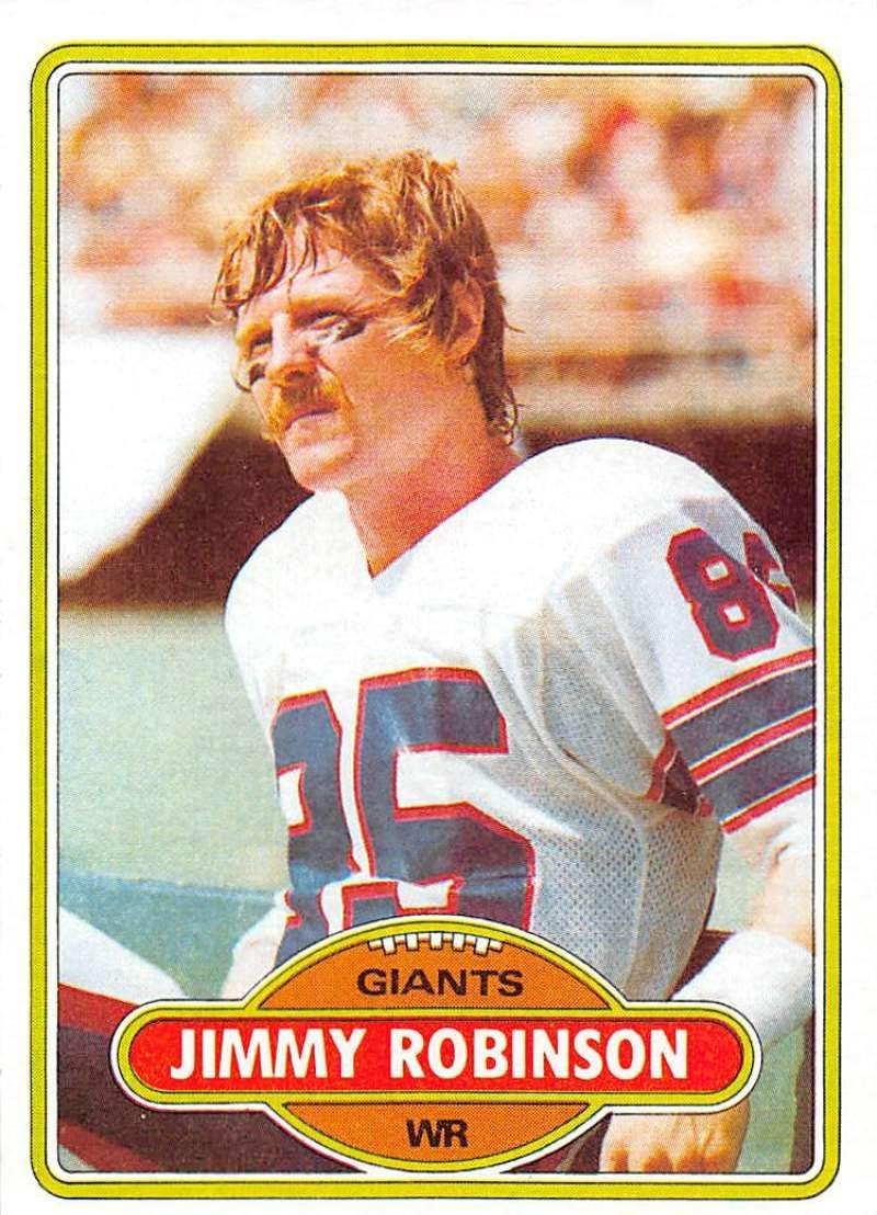 Amazon.com: 1980 Topps #74 Jimmy Robinson New York Giants NFL